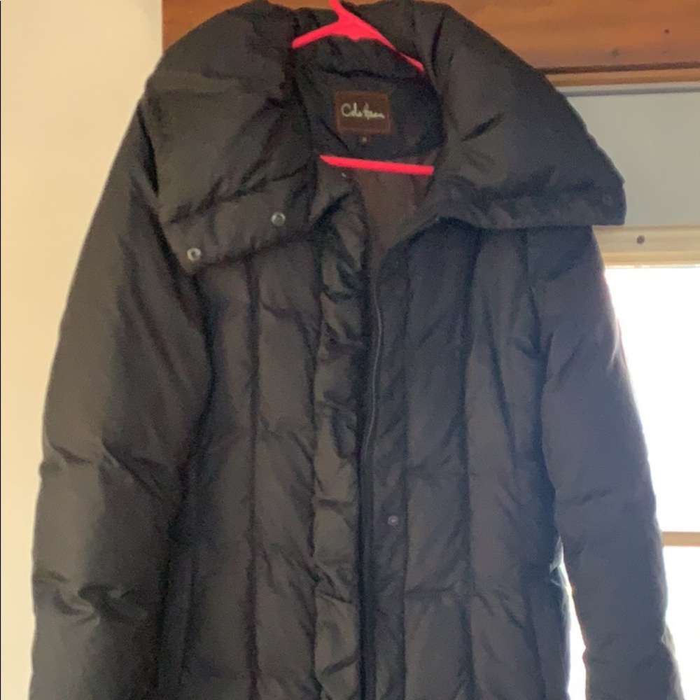 Cole Haan long down coat women’s medium good used condition calf/ankle length